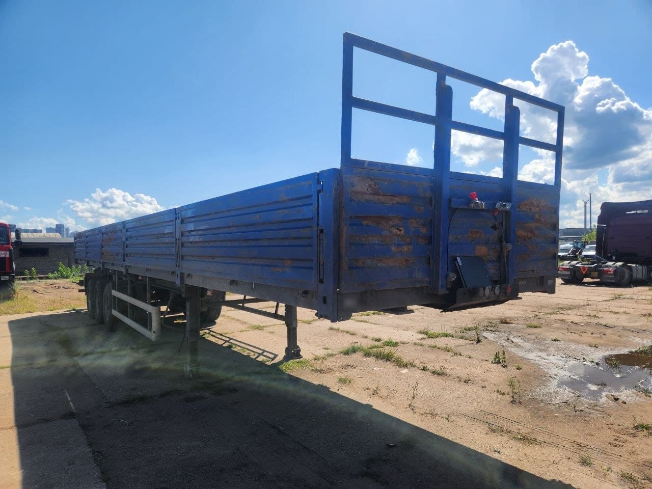Туймазинский Завод Автобетоновозов 5885* Полуприцеп бортовой - 2