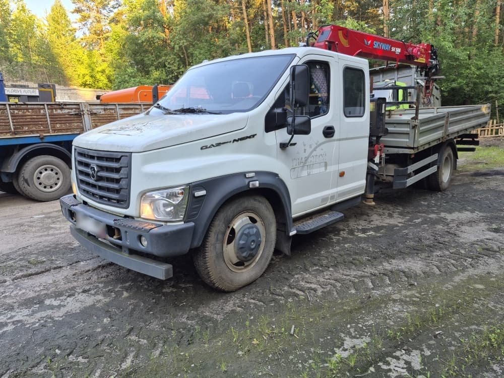 Нижегородский Автомобильный Завод 1992* на шасси GAZ GAZON NEXT 4x2 Бортовой с КМУ - 1