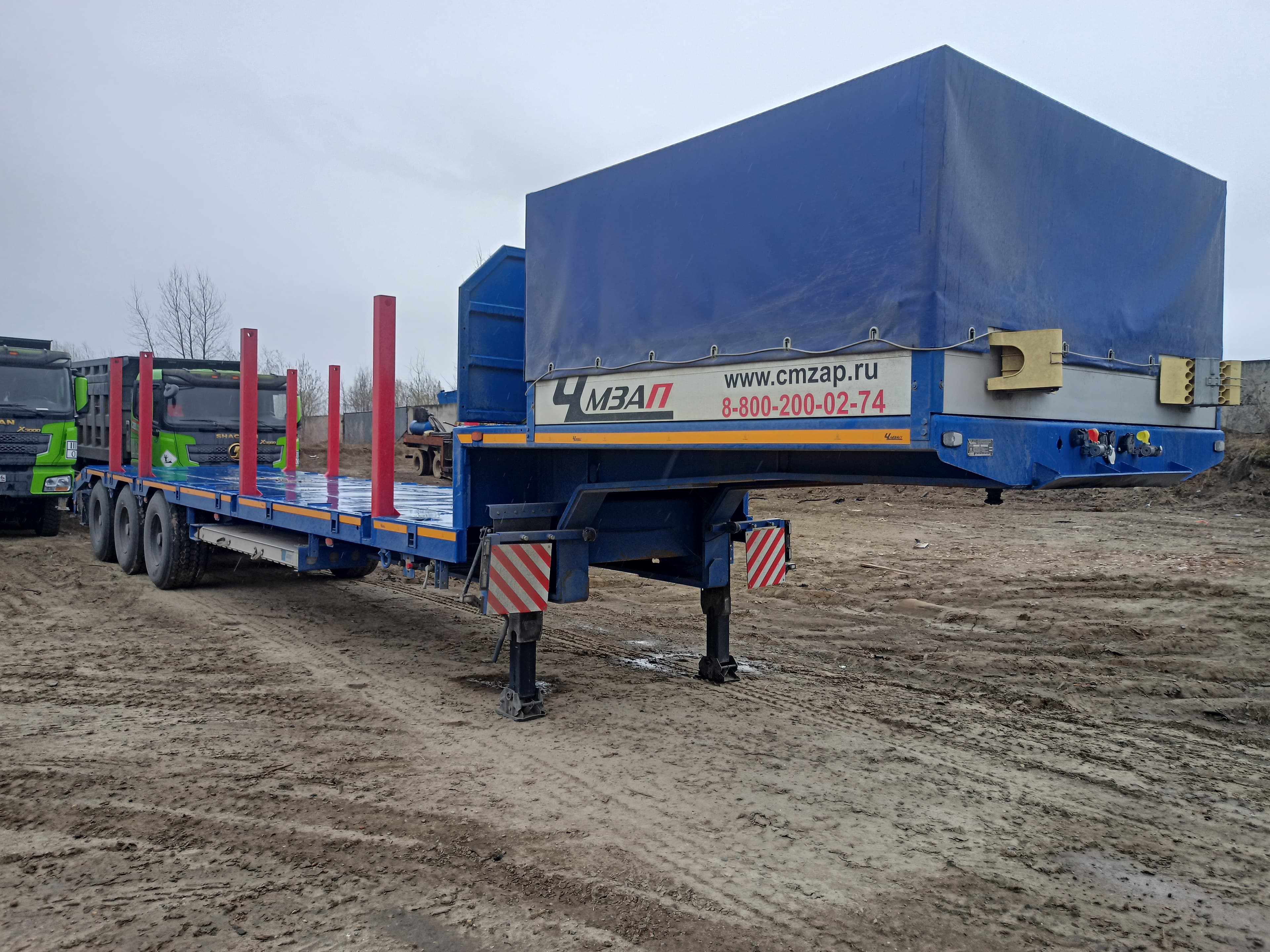 Чмзап 99064* Полуприцеп тяжеловоз 3 оси - 2