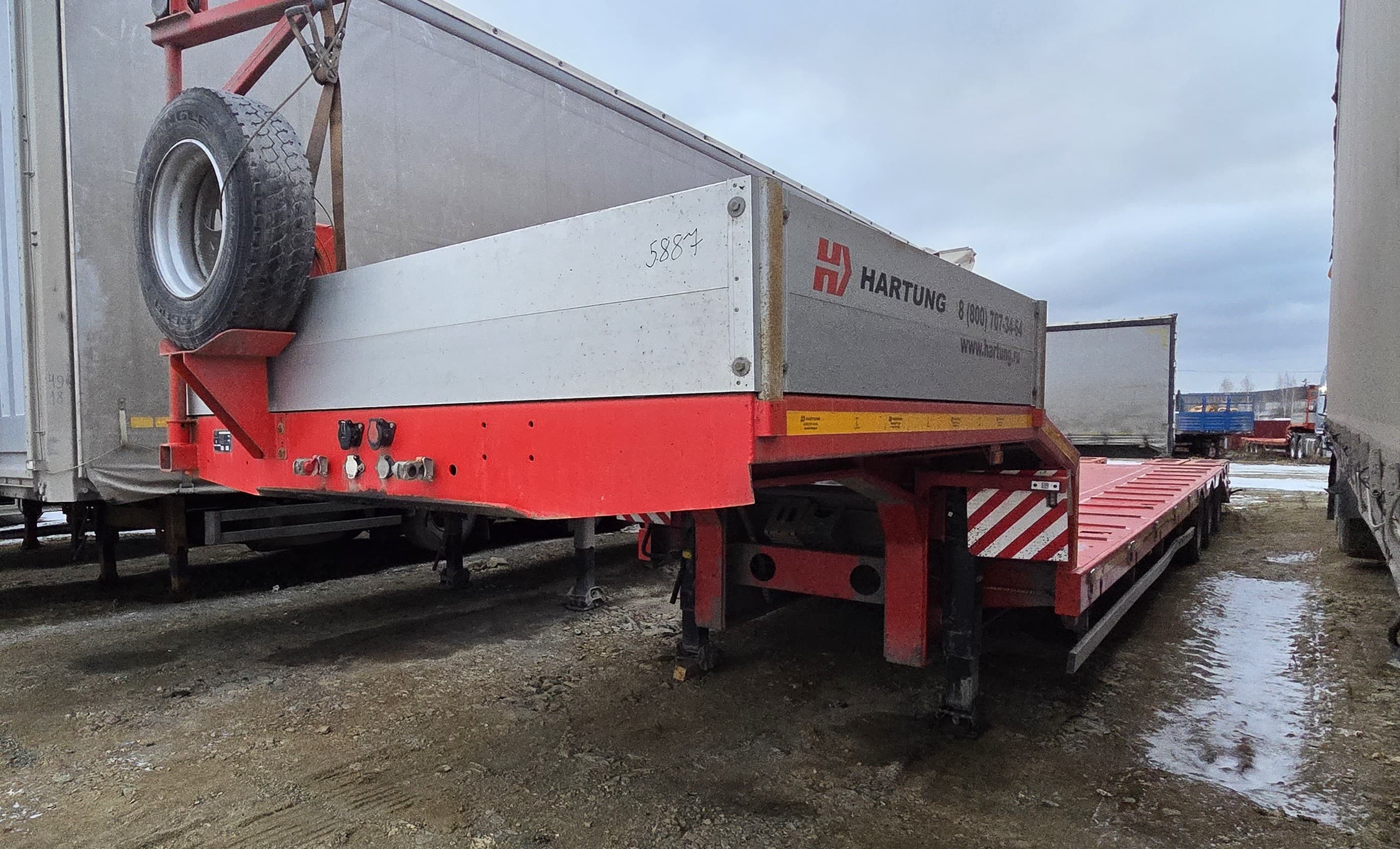 Hartung 9104* Полуприцеп тяжеловоз 3 оси - 1