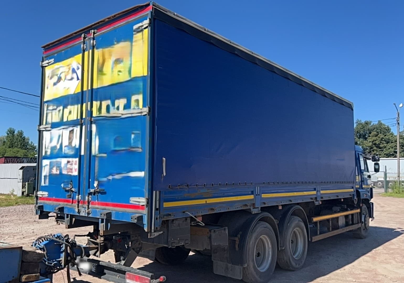 Завод Асавто 3382* на шасси КамАЗ 65117 6x4 Бортовой (Евроборт) - 3