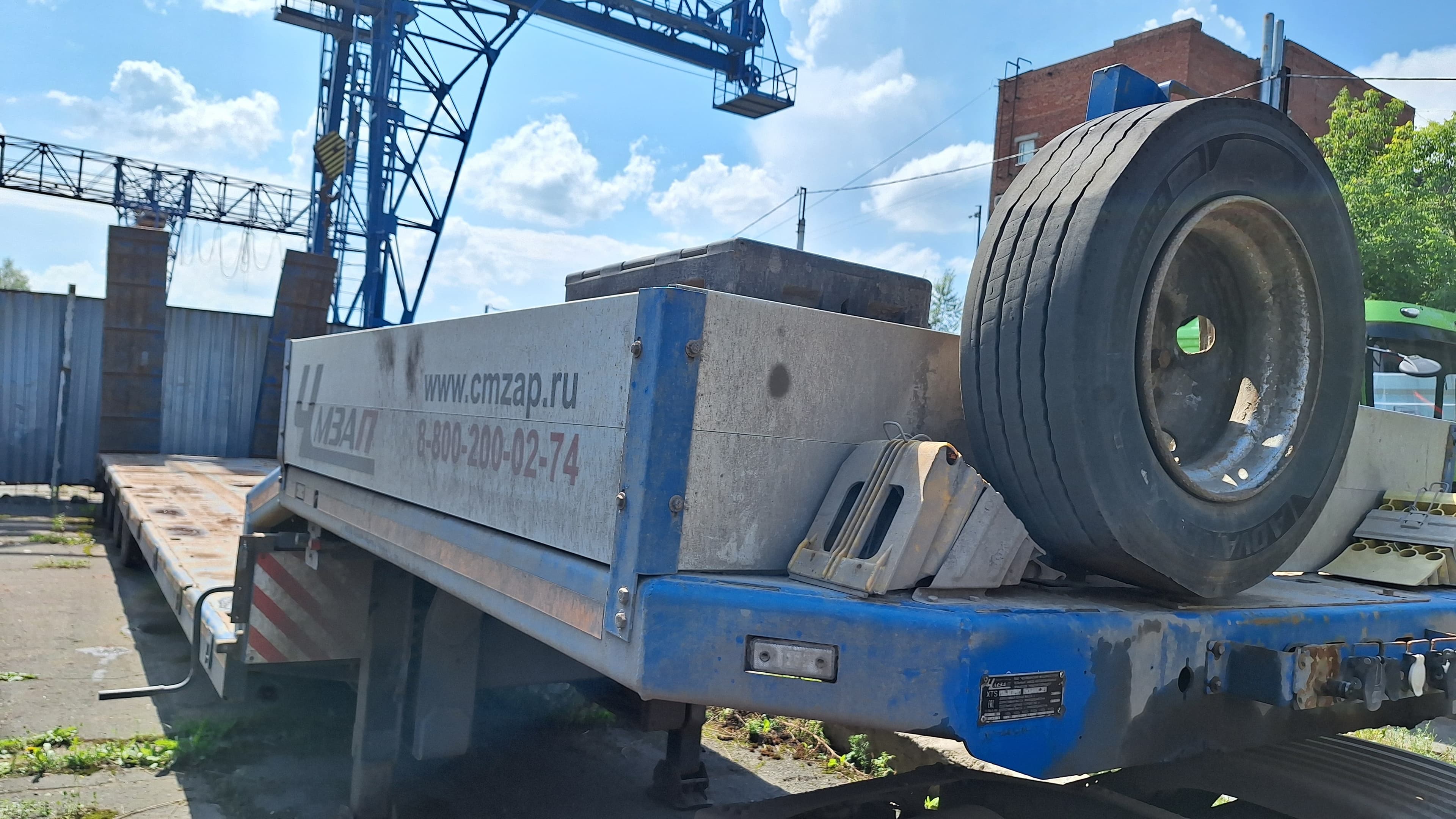 Чмзап 99064* Полуприцеп тяжеловоз 3 оси - 2