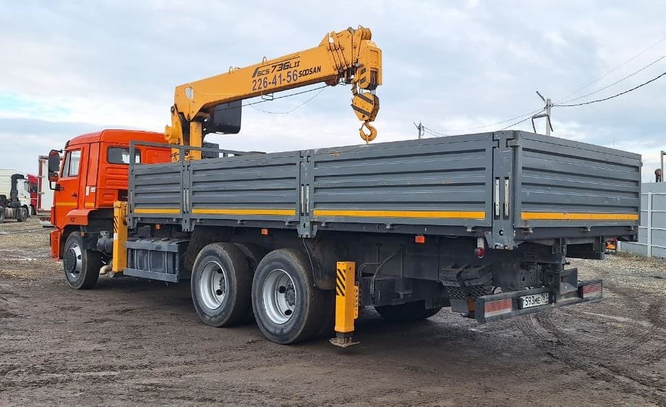 Рр Групп 44* на шасси КамАЗ 65115 6x4 Бортовой с КМУ - 4