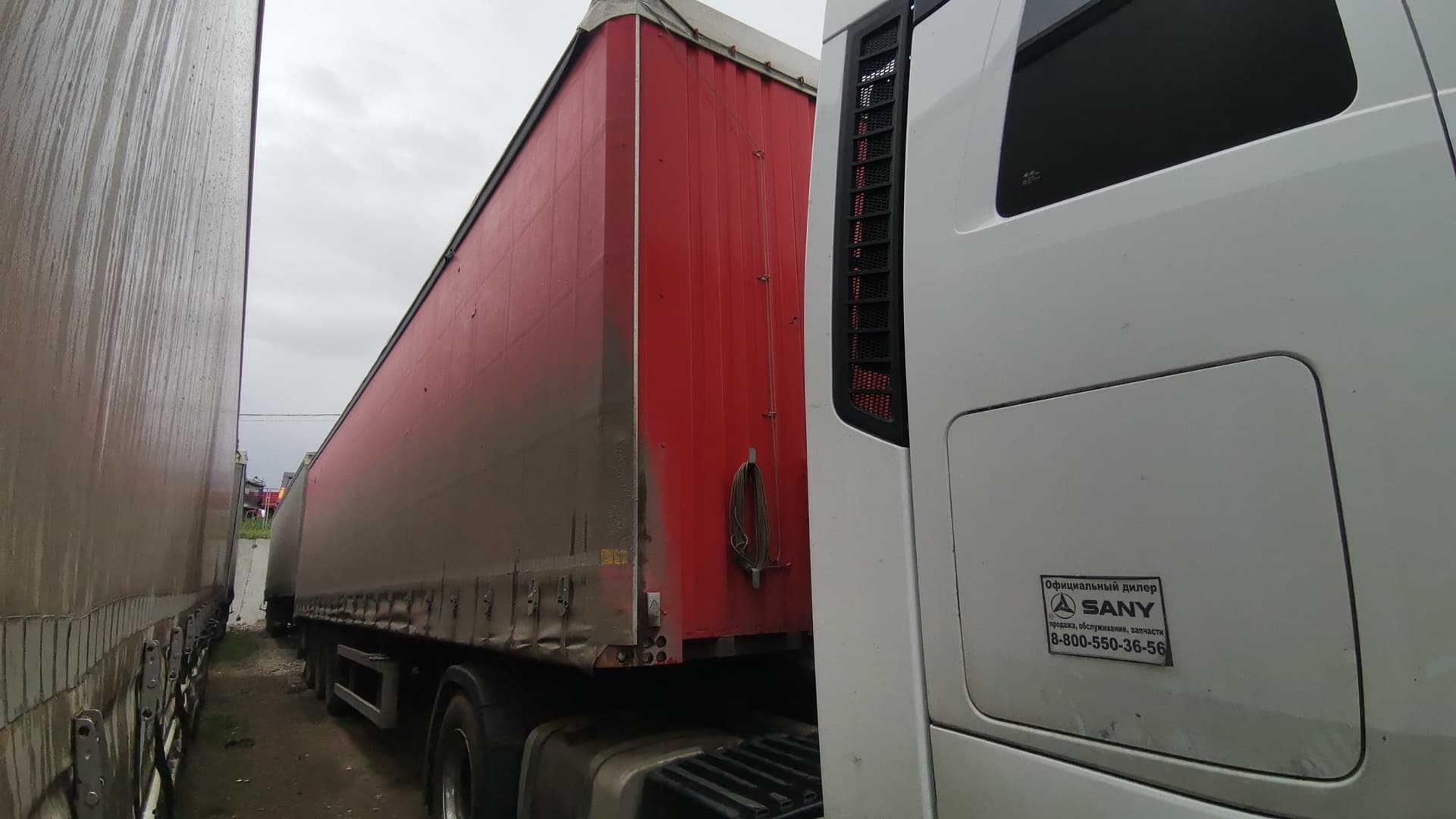 Туймазинский Завод Автобетоновозов 5885* Полуприцеп шторный - 2
