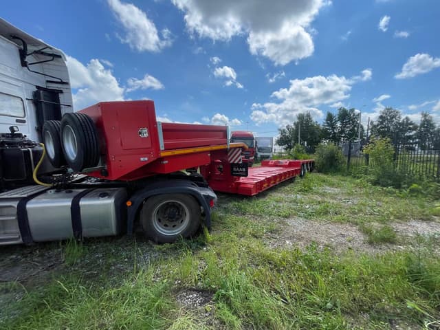 Пкф Сааб 9891* Полуприцеп тяжеловоз 4 оси - 1