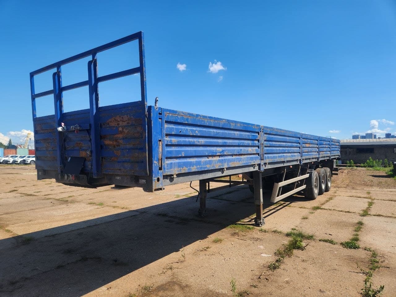 Туймазинский Завод Автобетоновозов 5885* Полуприцеп бортовой - 1