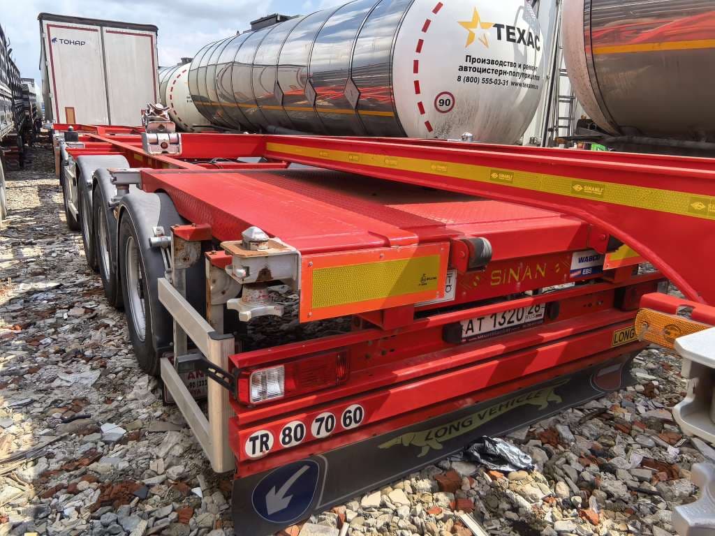 Sinanli Tanker ST4F* Полуприцеп контейнеровоз 4 оси - 4