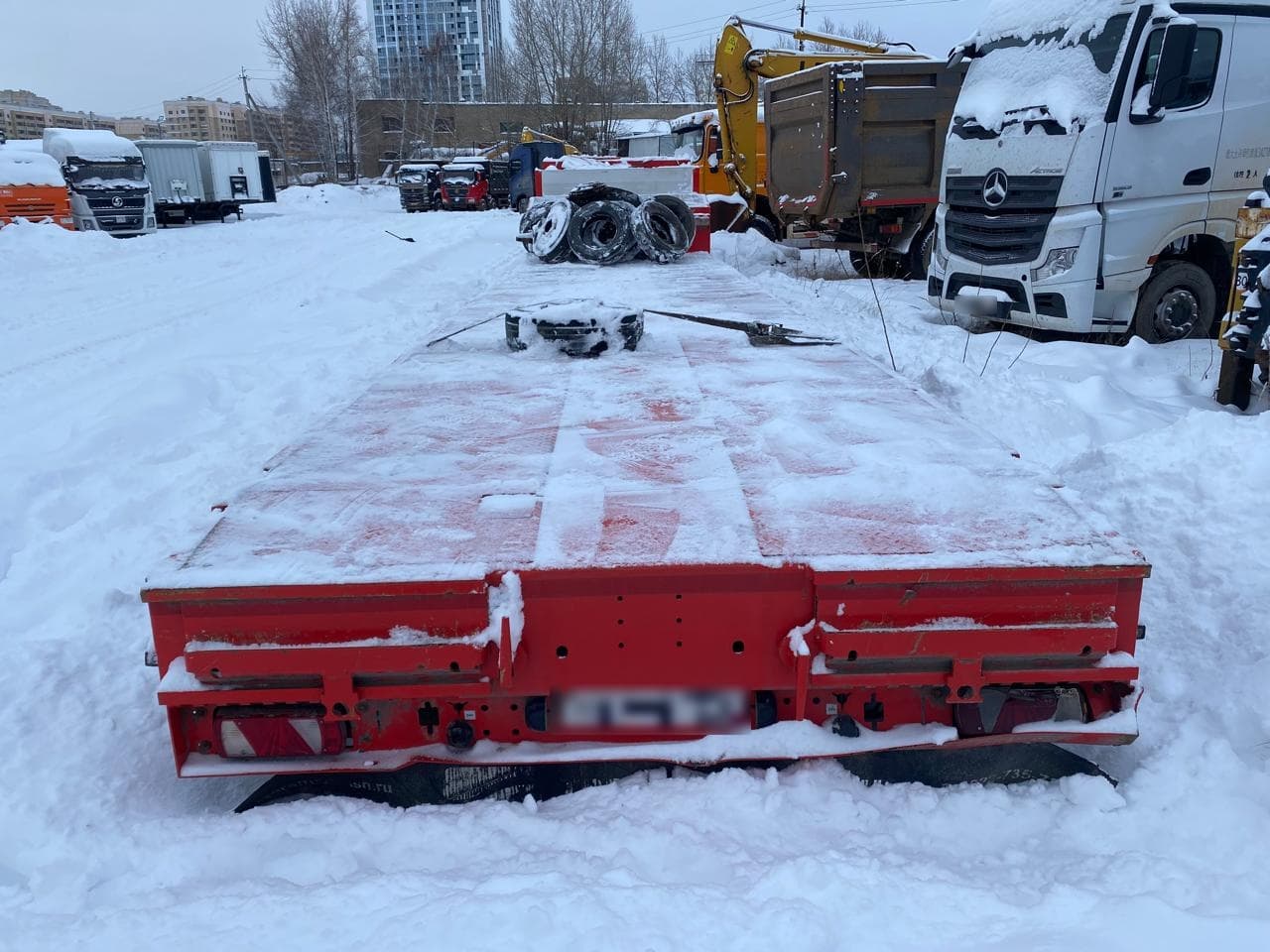 Тверьстроймаш 99396 Полуприцеп Тяжеловоз 6 осей - 5