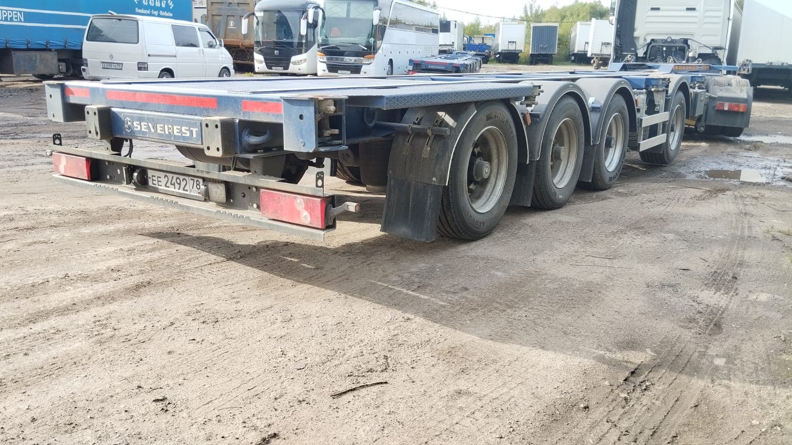 Уралспецтранс 9465* Полуприцеп контейнеровоз 4 оси - 3
