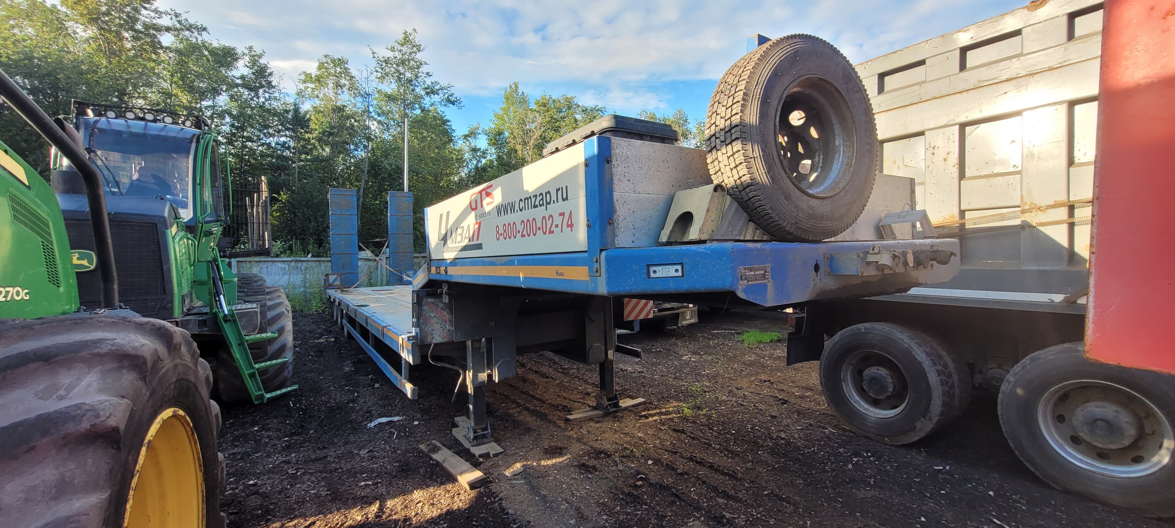 Чмзап 99064* Полуприцеп тяжеловоз 3 оси - 2