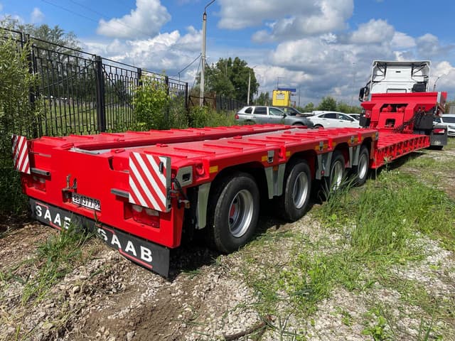 Пкф Сааб 9891* Полуприцеп тяжеловоз 4 оси - 3