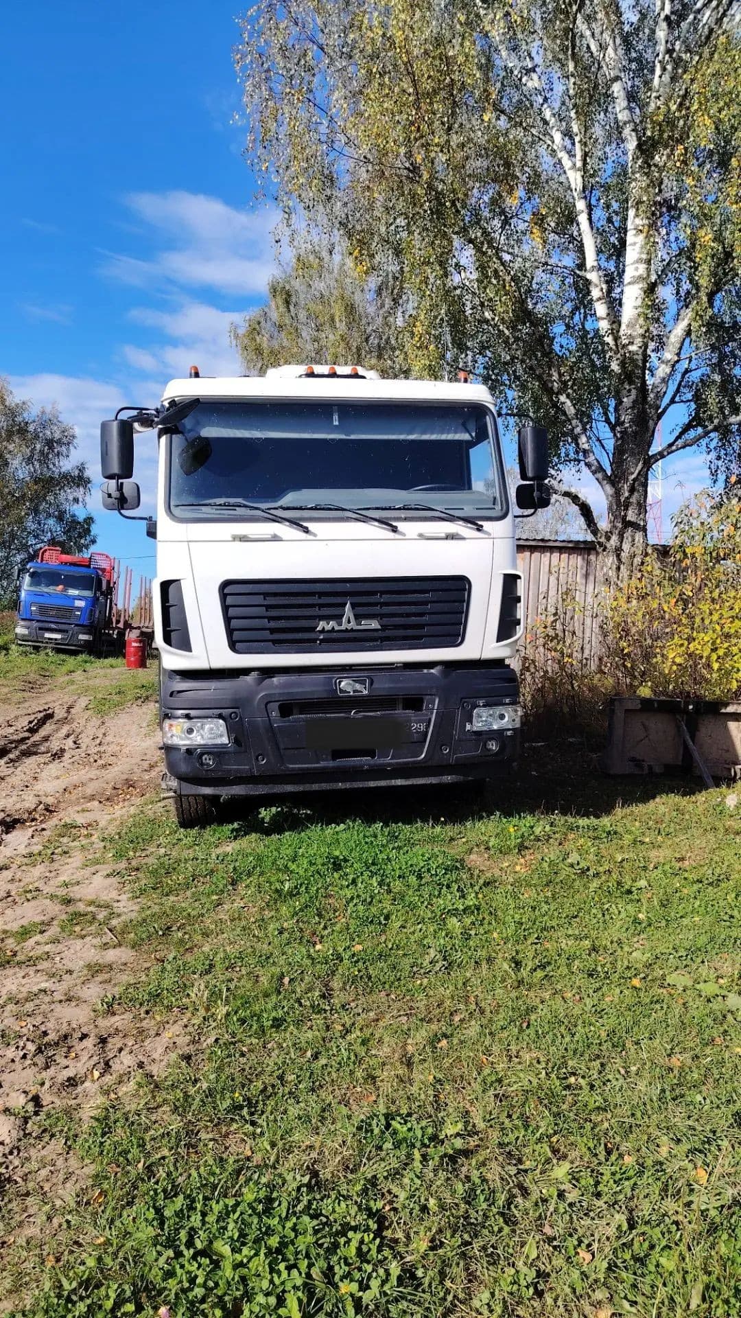 Завод Спецмаш SM09* на шасси МАЗ 6312 6x4 Сортиментовоз с КМУ - 1