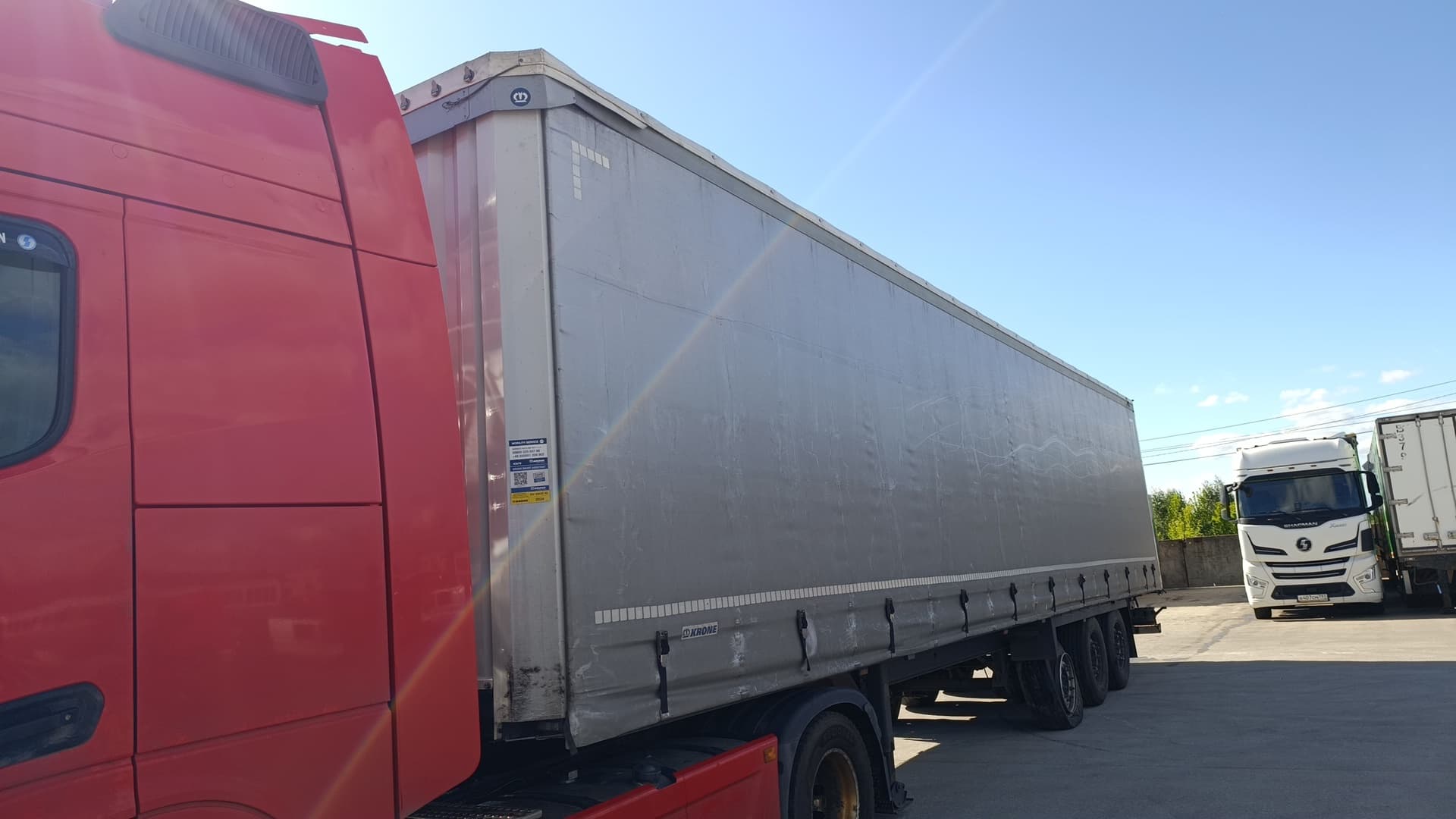 Krone SD Полуприцеп шторный - 1