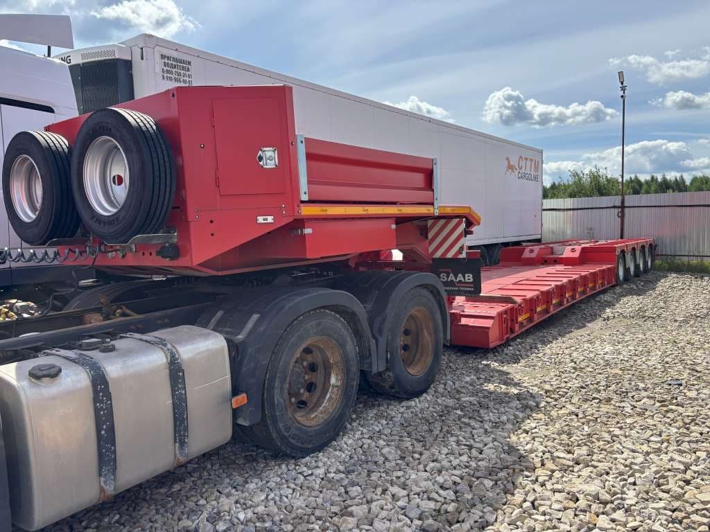 Пкф Сааб 9891* Полуприцеп тяжеловоз 4 оси - 1