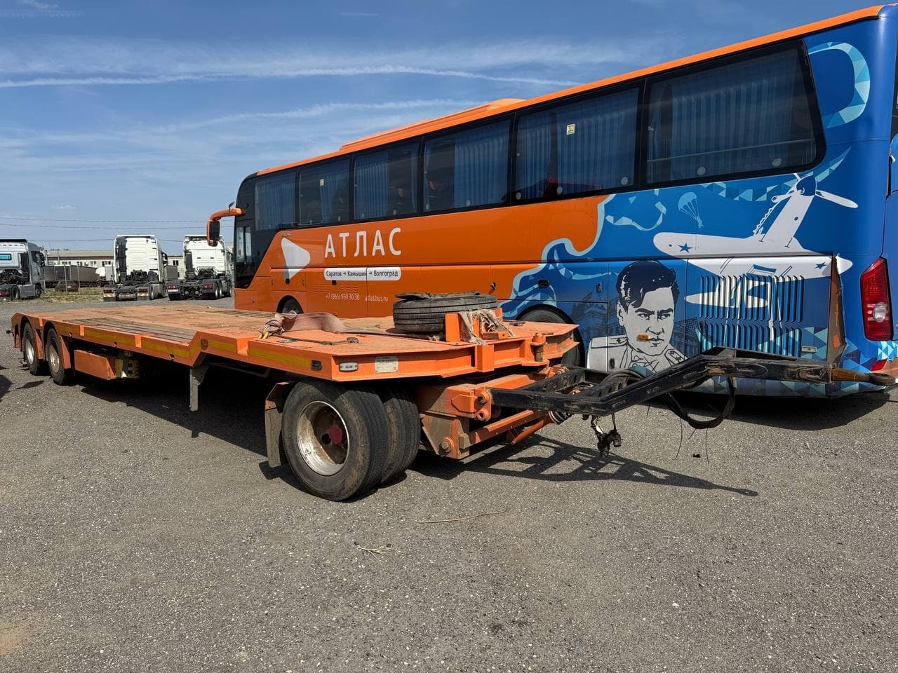 Ютерборг 8852* Прицеп тяжеловоз 3 оси - 2