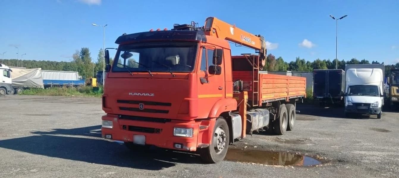Рр Групп 4303А4-10 на шасси КамАЗ 65115 6x4 Бортовой с КМУ - 1